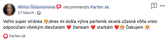 parfen skusenosti